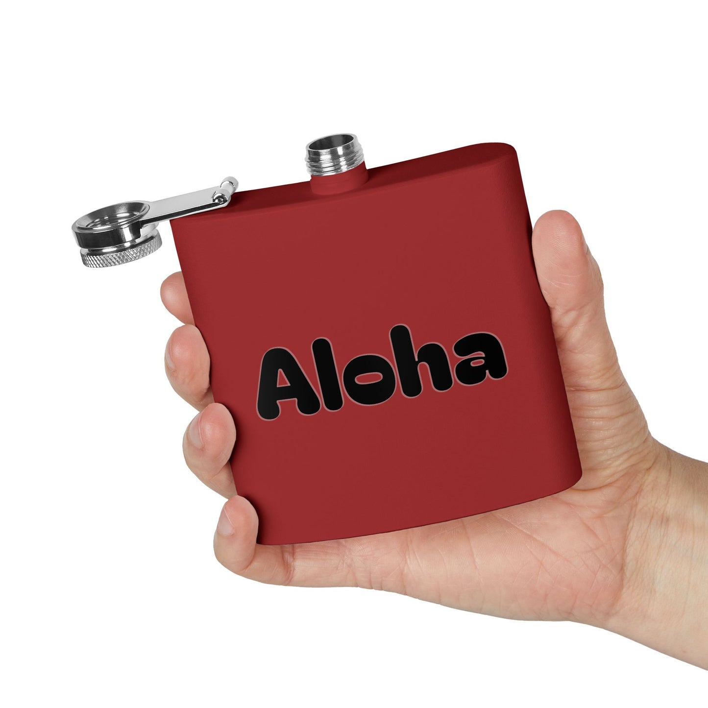 Aloha Stainless Steel Flask — 6oz Travel Hip Flask