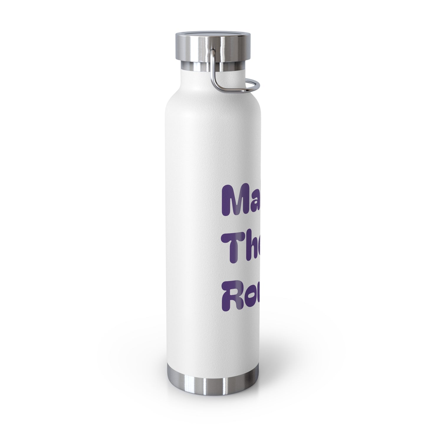 Making The Rounds Purple Copper Vacuum Insulated Bottle, 22oz