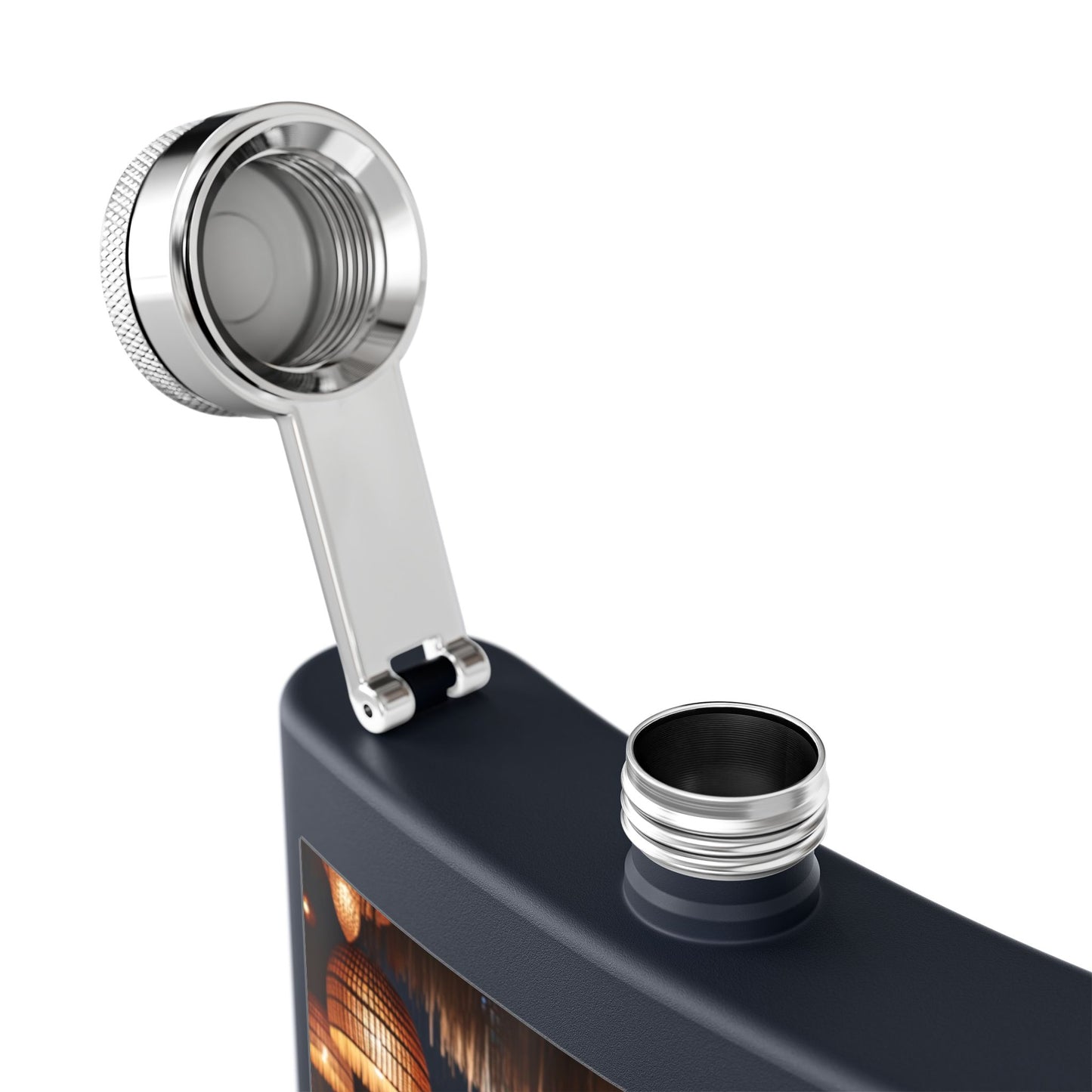 Tiki Bar Flask – 6oz Stainless Steel Hipster Cocktail Hip Flask