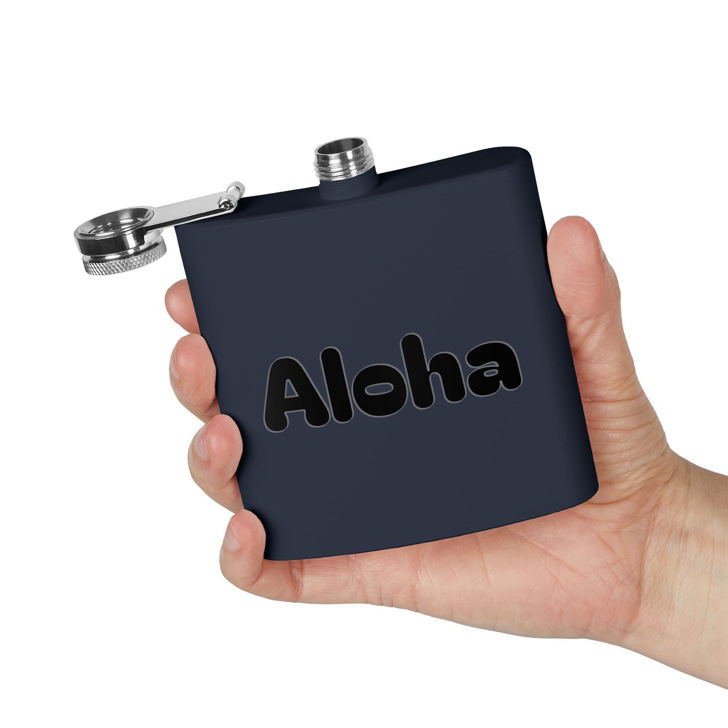 Aloha Stainless Steel Flask — 6oz Travel Hip Flask