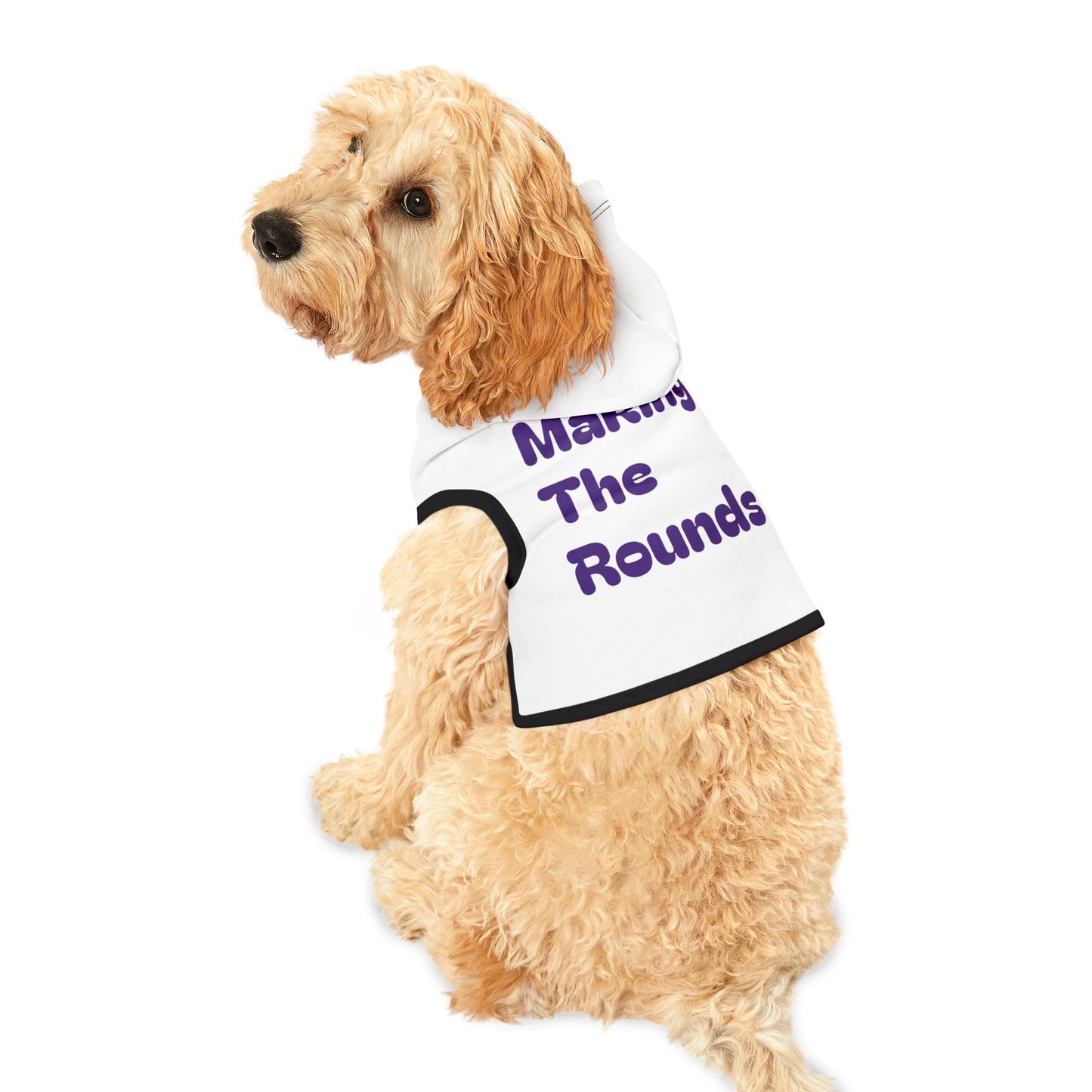 Making The Rounds Purple Pet Hoodie