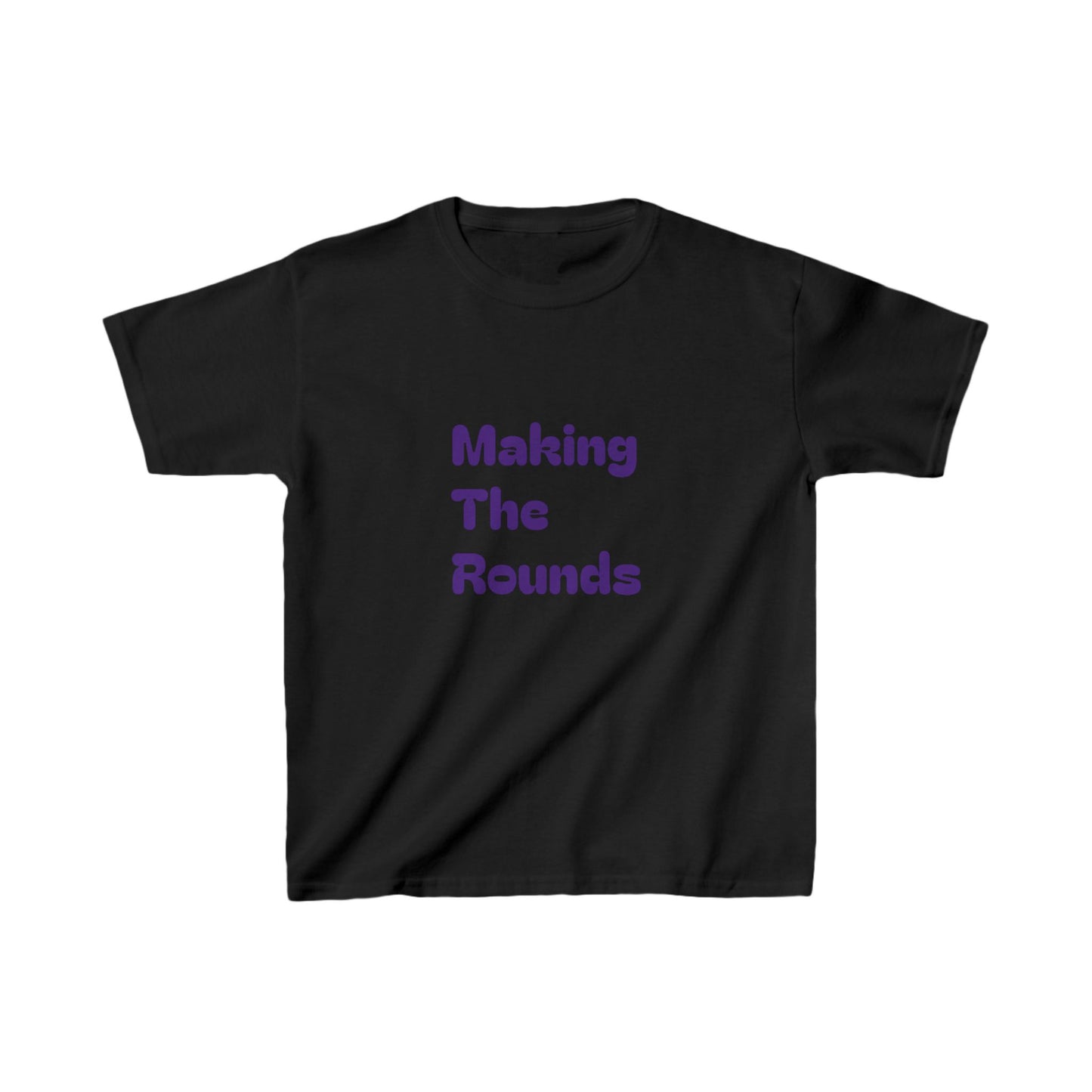 Making The Rounds Purple Kids Heavy Cotton™ Tee