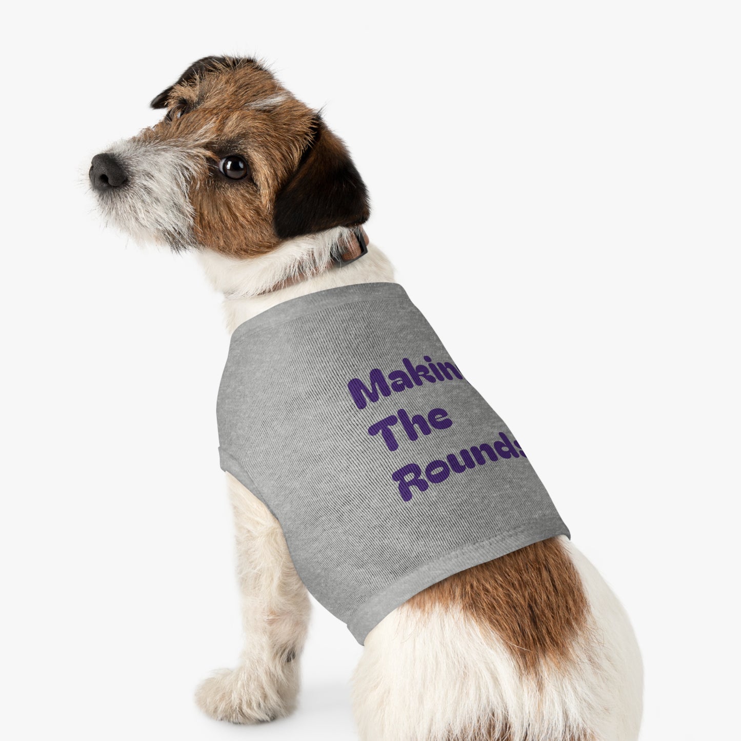 Making The Rounds Purple Pet Tank Top