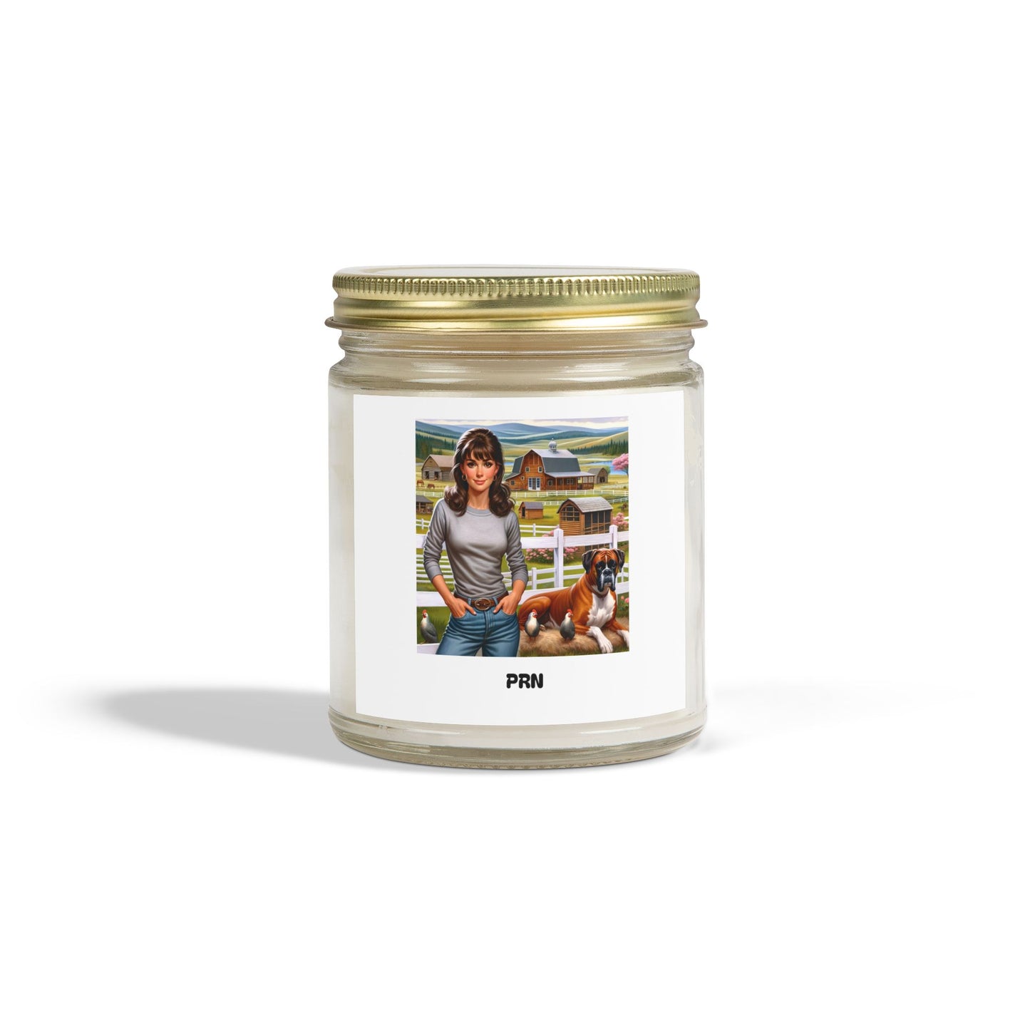 PRN Scented Candles, Coconut Apricot Wax (4oz, 9oz)