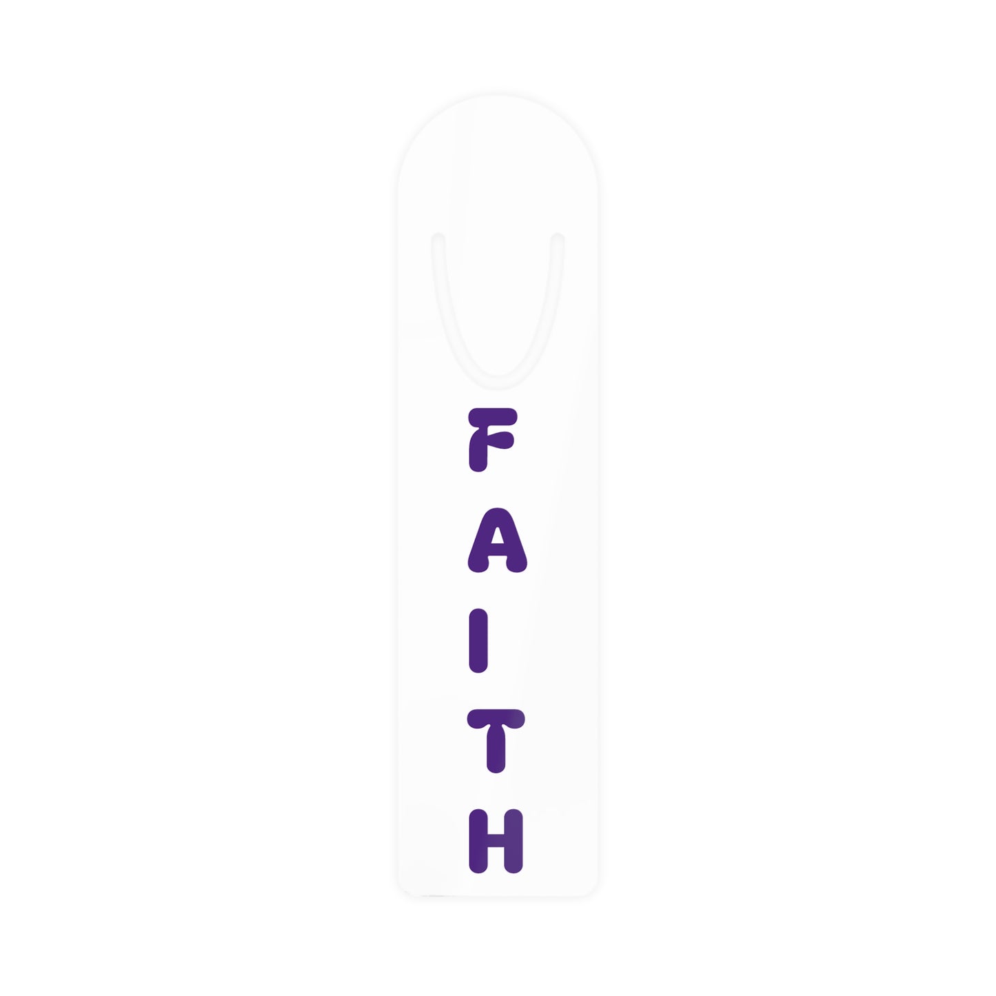 Faith Bookmark -- Purple