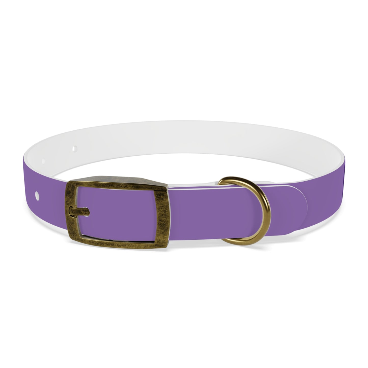 Making The Rounds Purple Dog Collar