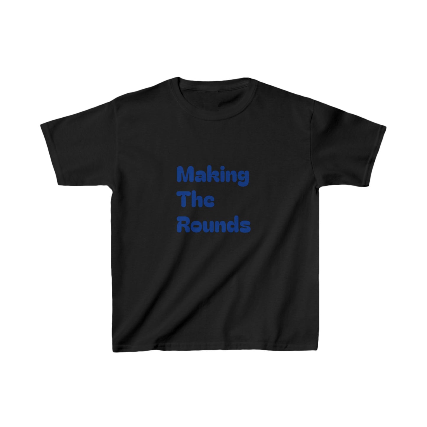 Making The Rounds Dark Blue Kids Heavy Cotton™ Tee