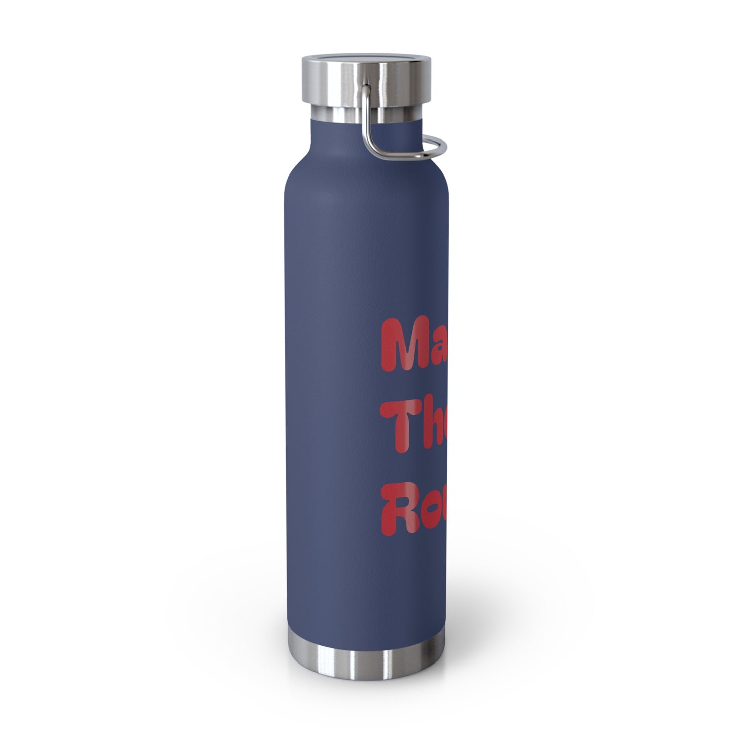 Making The Rounds Red Copper Vacuum Insulated Bottle, 22oz