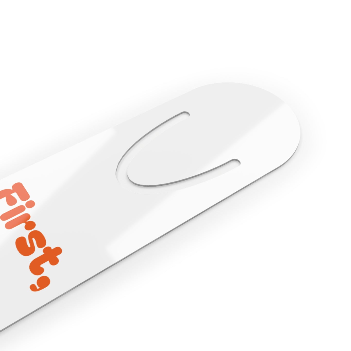 First Do No Harm Orange Bookmark