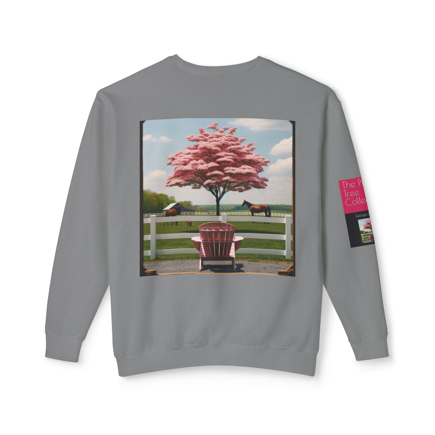 The Pink Tree Collective Cover Unisex Lightweight Crewneck Sweatshirt