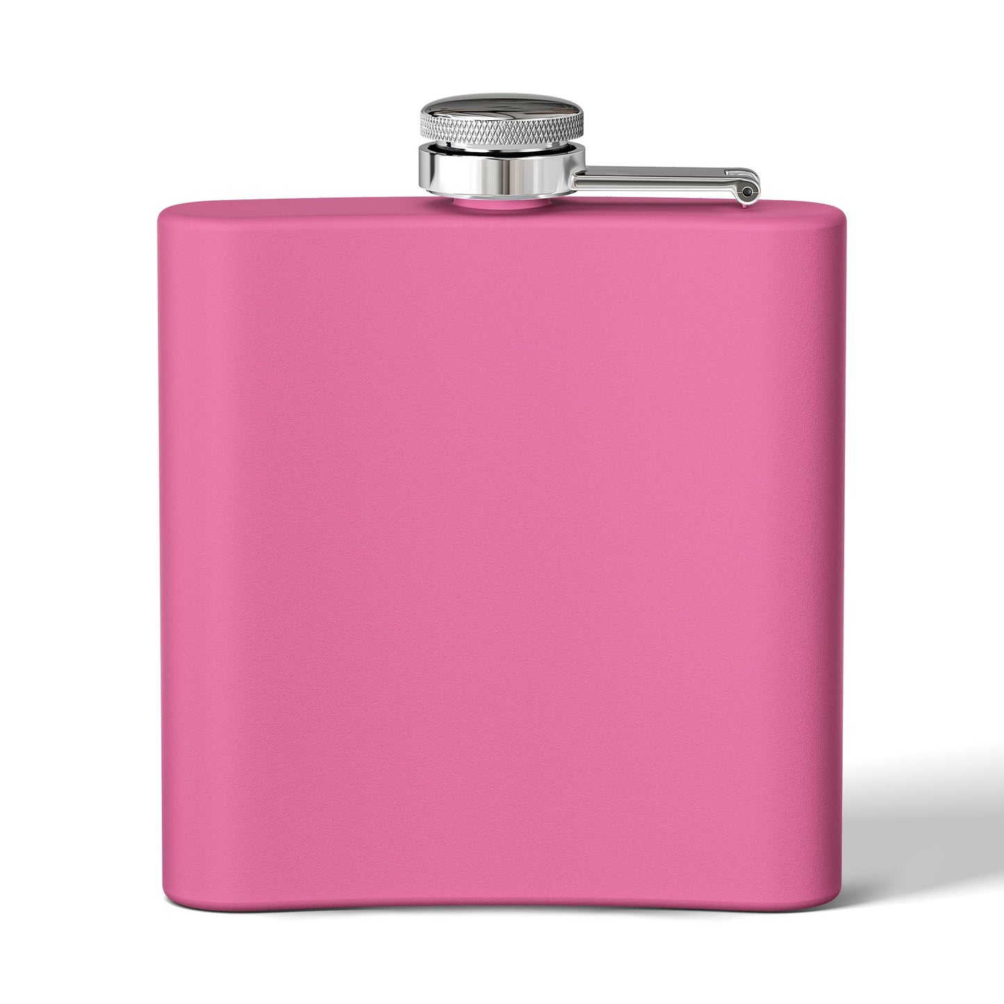 Stainless Flask — "Making The Rounds" Novelty 6oz Hip Flask