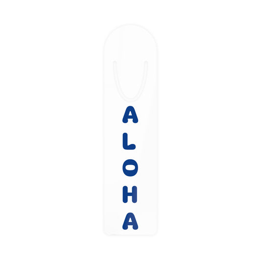 Aloha Bookmark -- Dark Blue