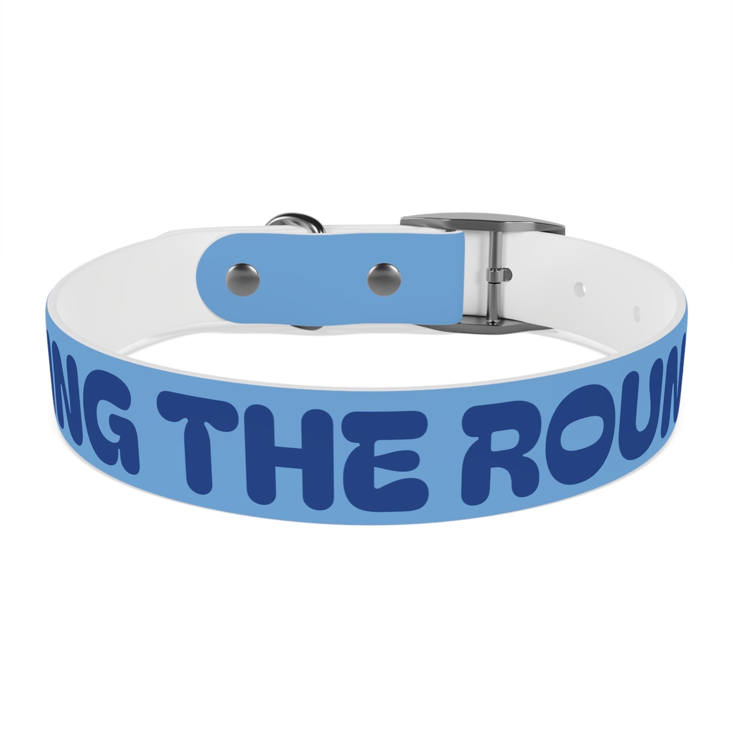 Making The Rounds -- Blue Dog Collar