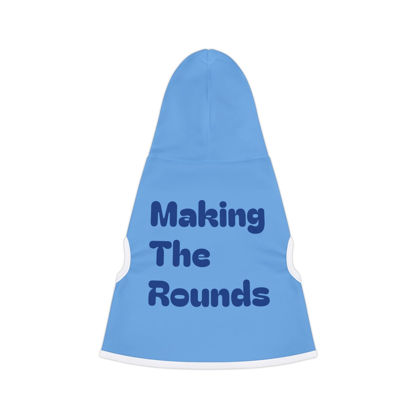 Making The Rounds Blue / Blue Pet Hoodie