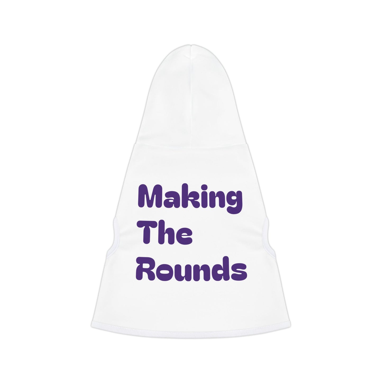 Making The Rounds Purple Pet Hoodie