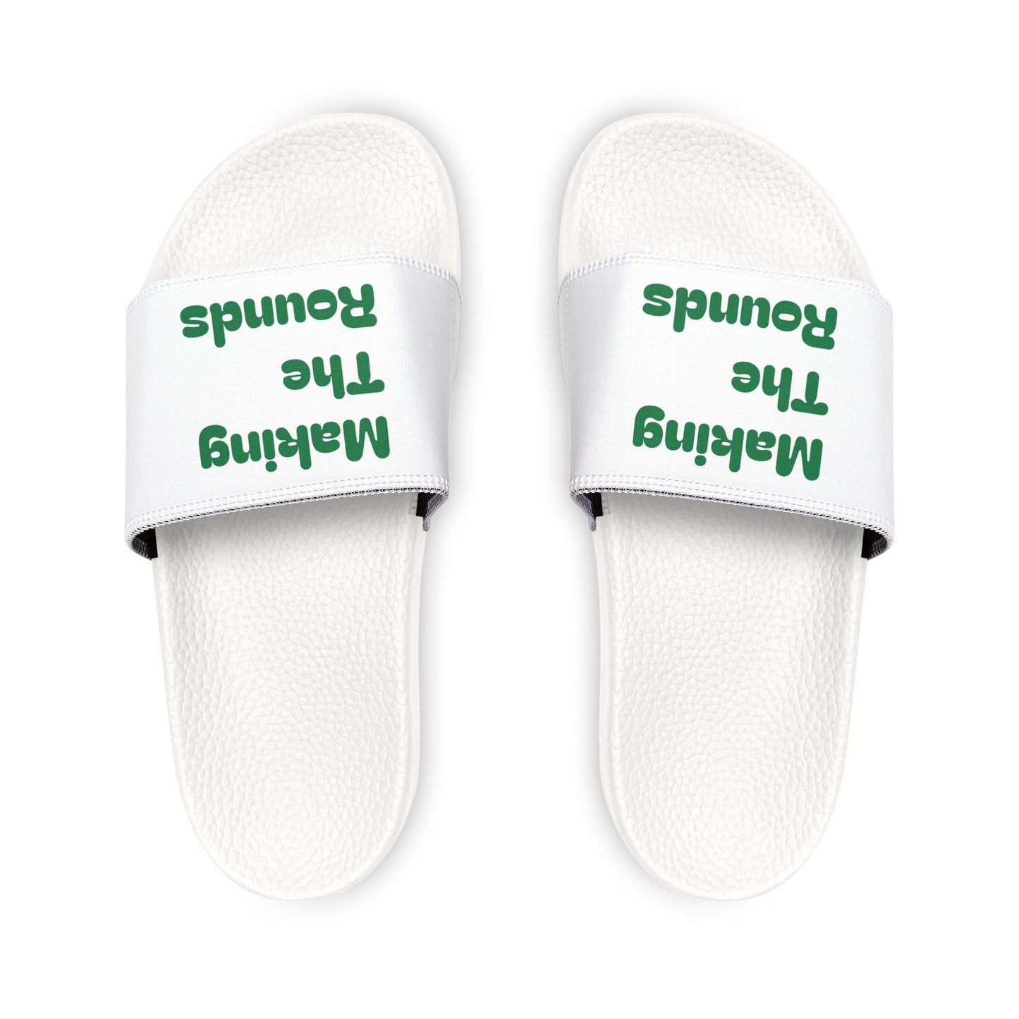 Making The Rounds Green Men's Removable-Strap Sandals