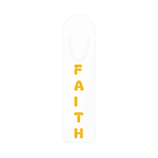 Faith Bookmark--Yellow