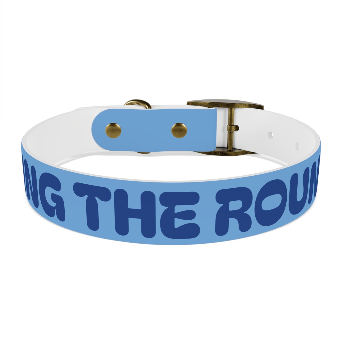 Making The Rounds -- Blue Dog Collar