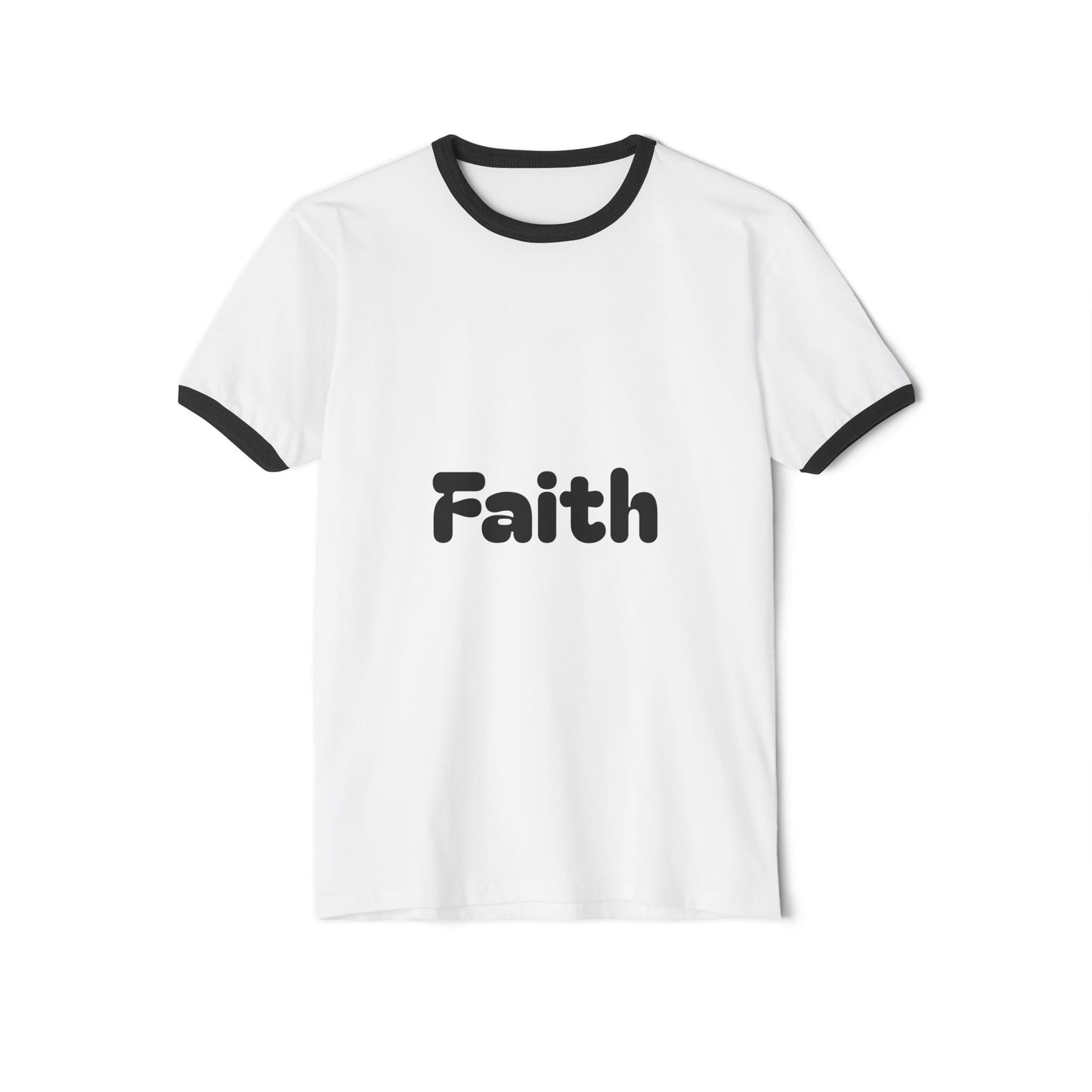 Faith Unisex Cotton Ringer T-Shirt