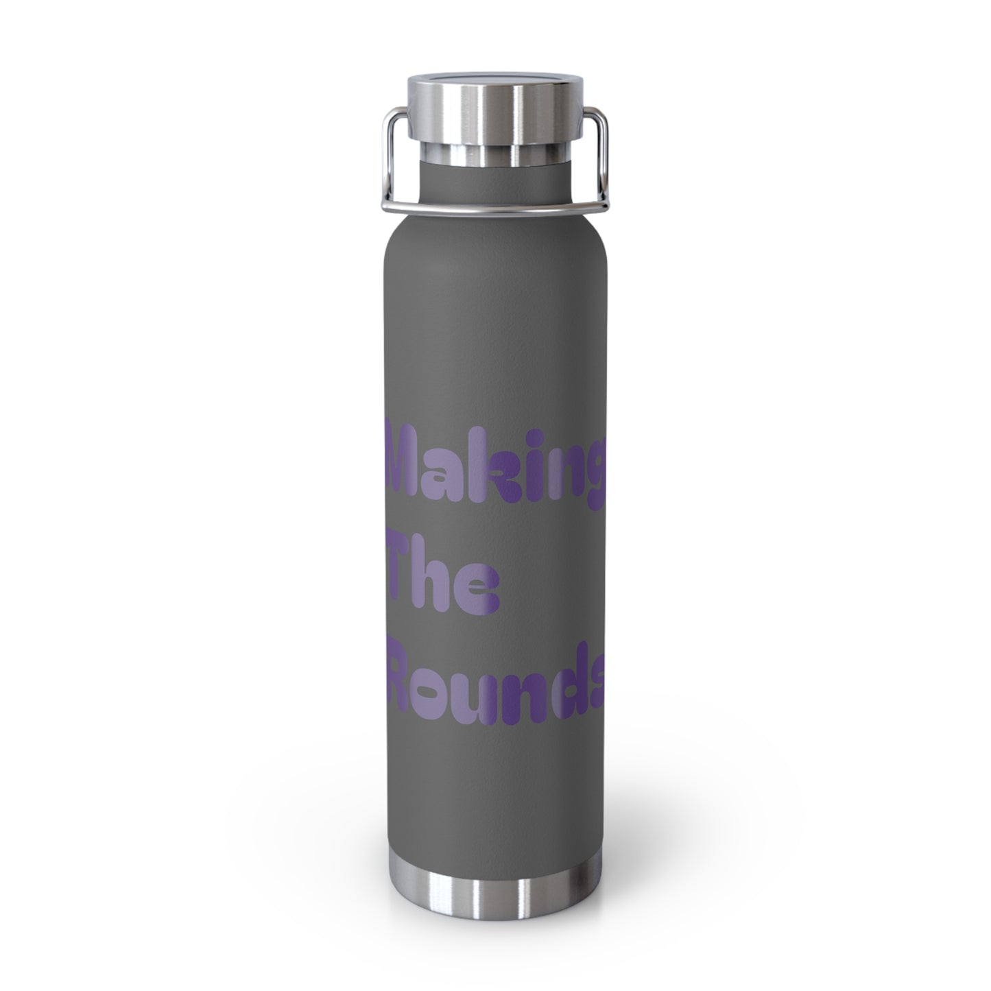 Making The Rounds Purple Copper Vacuum Insulated Bottle, 22oz