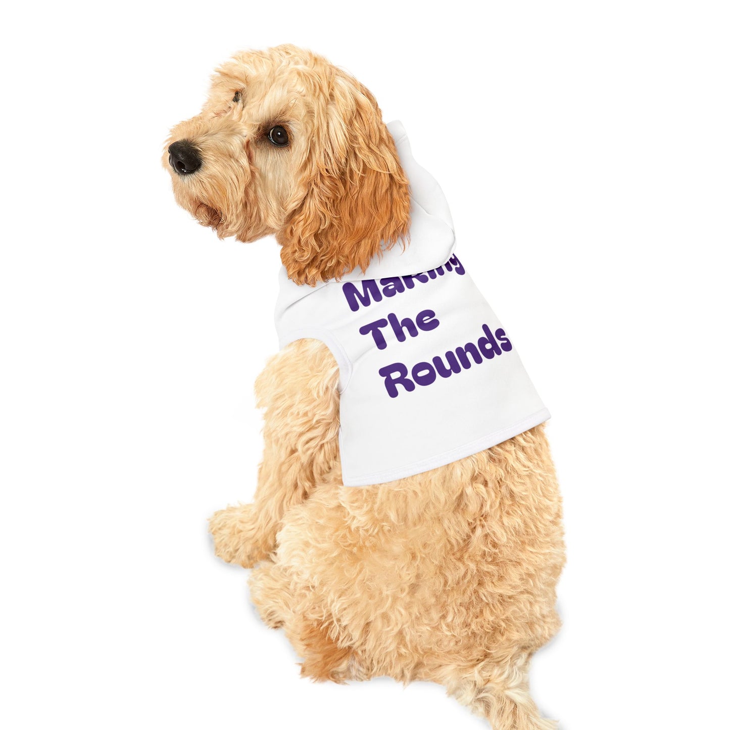 Making The Rounds Purple Pet Hoodie