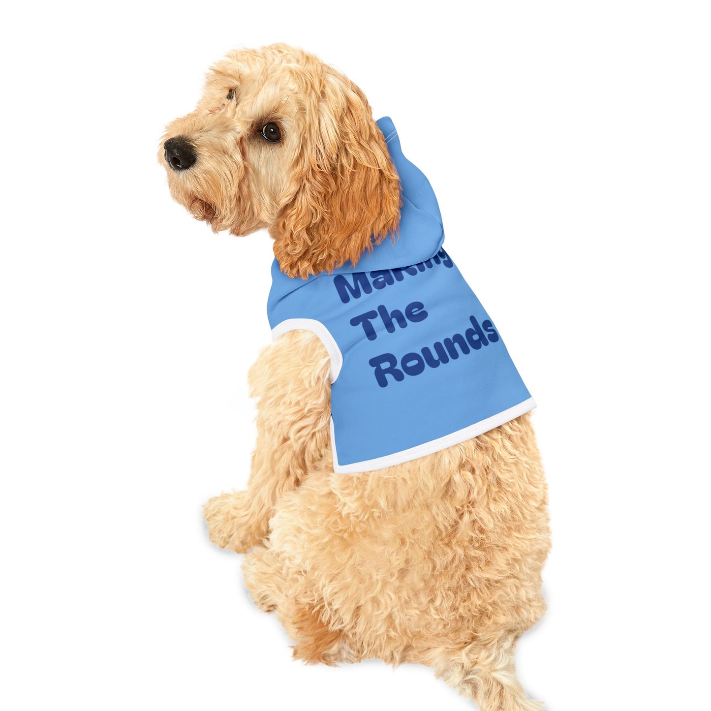 Making The Rounds Blue / Blue Pet Hoodie