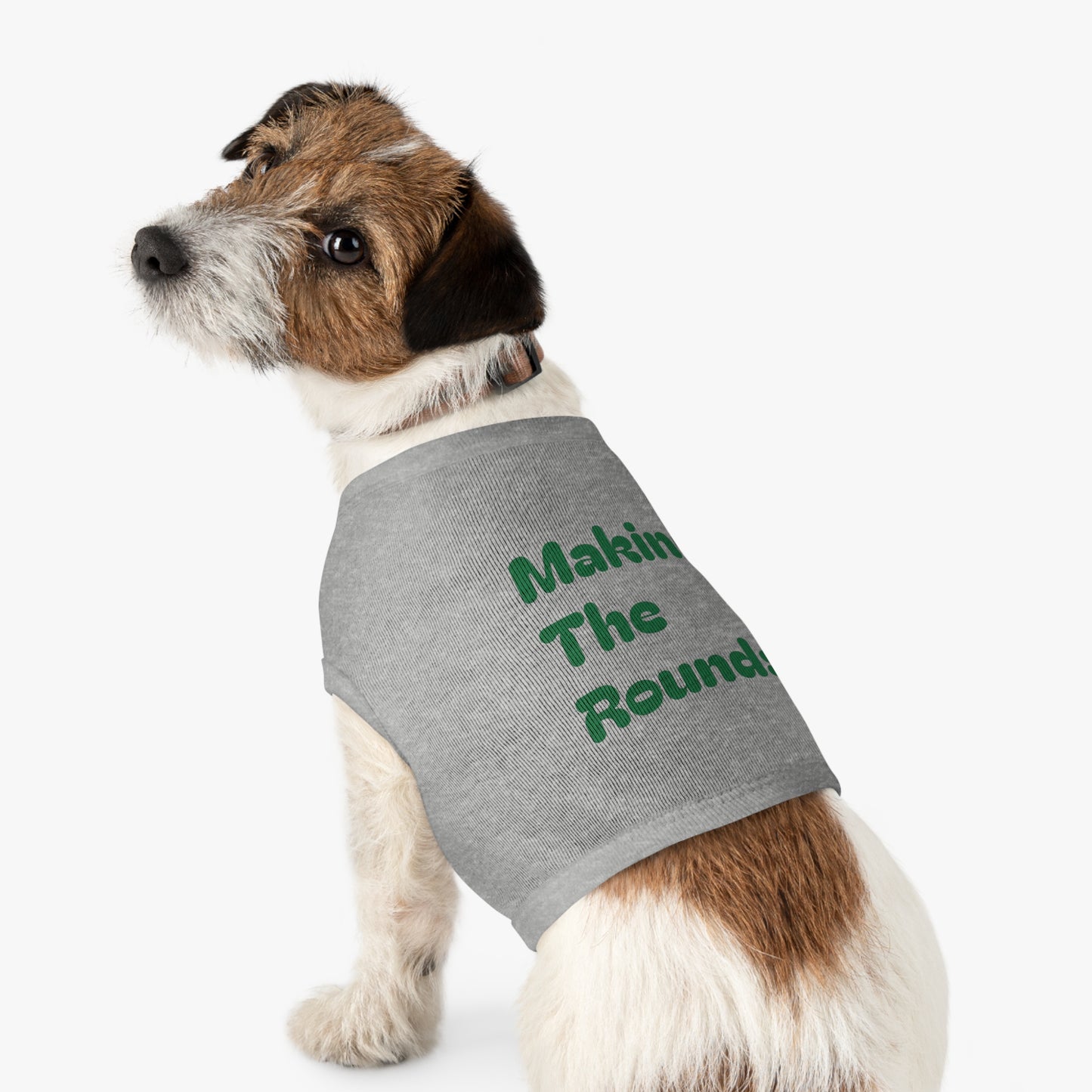 Making The Rounds Gree Pet Tank Top