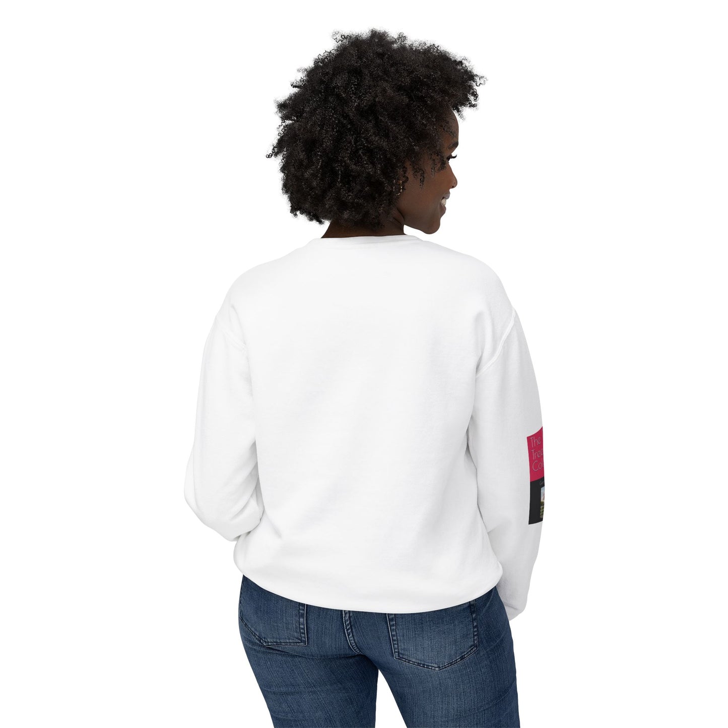 Making The Rounds Red Unisex Lightweight Crewneck Sweatshirt