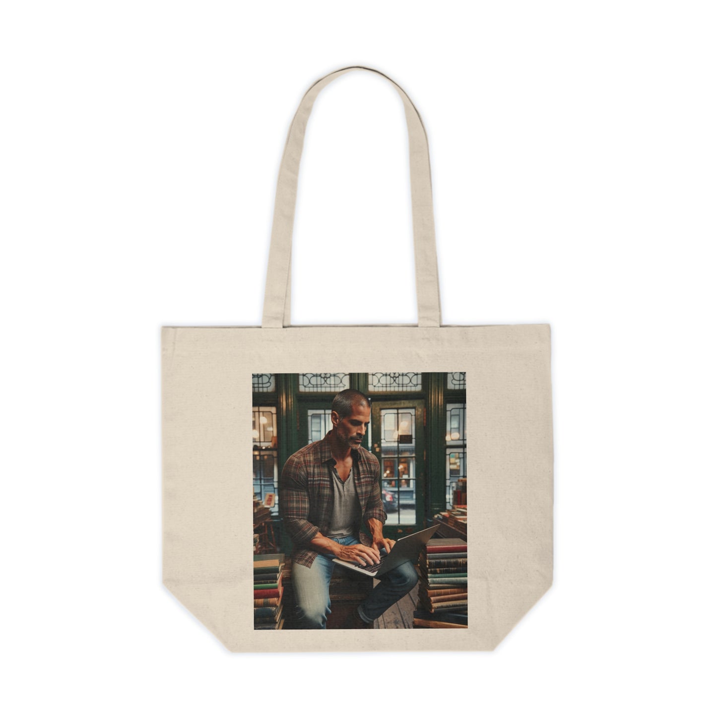 Flight Of Ideas Canvas Shopping Tote