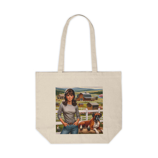 PRN Canvas Shopping Tote