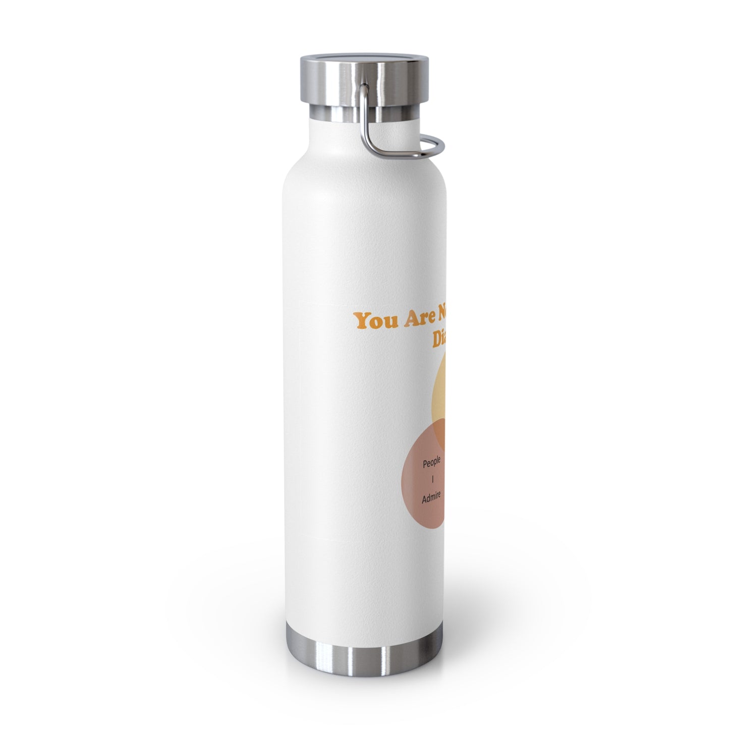 You Are Not In My Venn Diagram Orange Copper Vacuum Insulated Bottle, 22oz