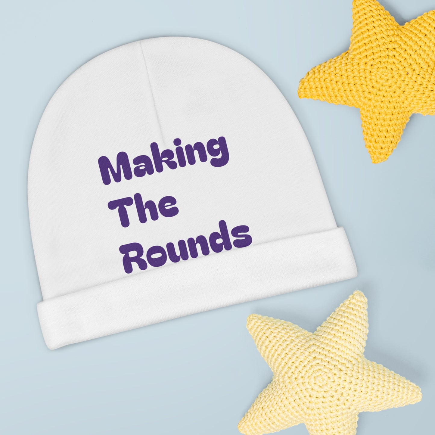 Making The Rounds Baby Beanie (AOP)