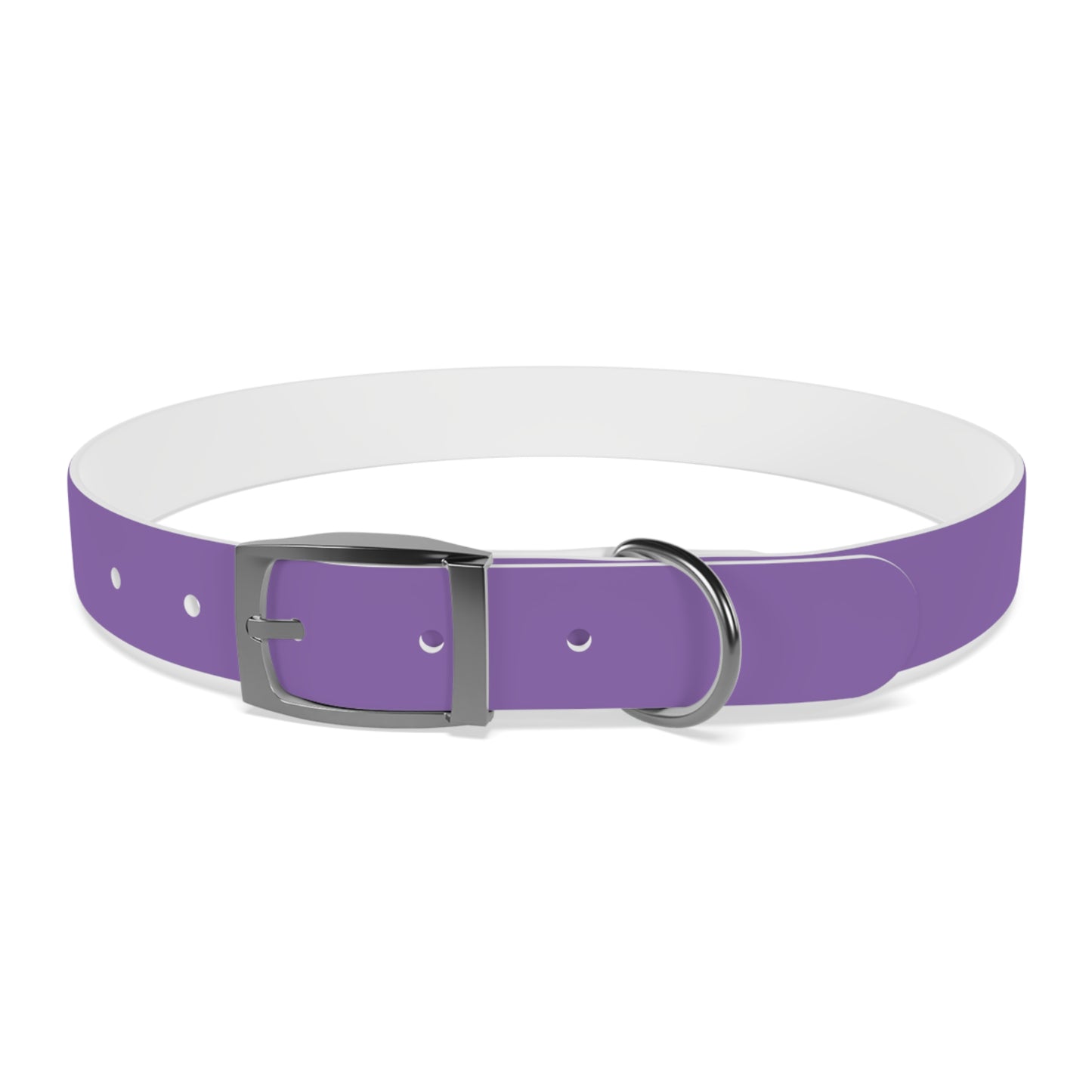 Making The Rounds Purple Dog Collar