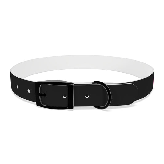 Making The Rounds Black With Pink Dog Collar