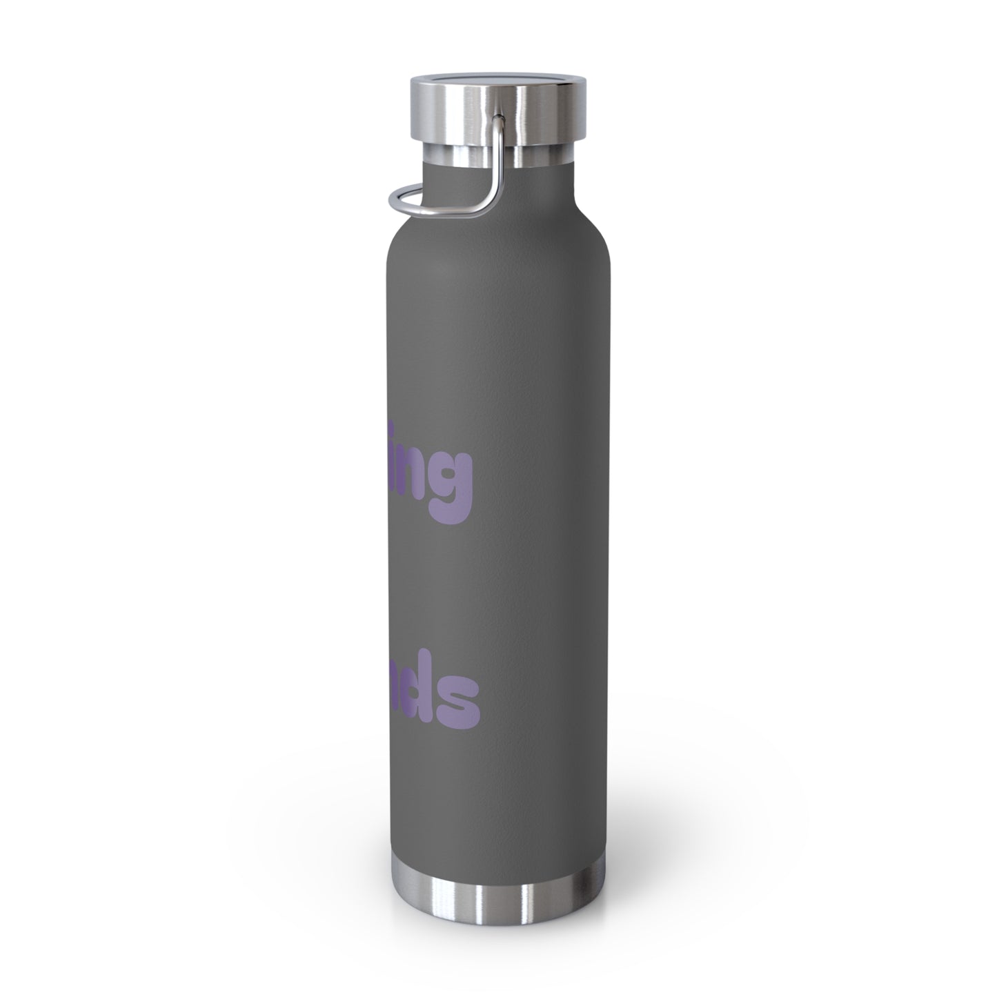 Making The Rounds Purple Copper Vacuum Insulated Bottle, 22oz