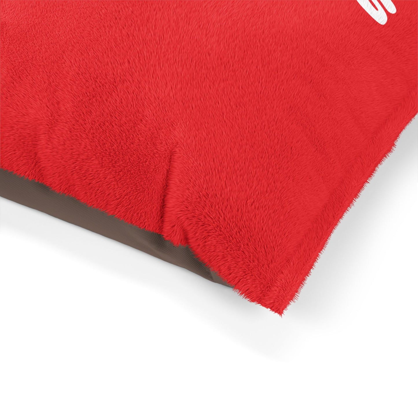 Making The Rounds Red with White Pet Bed