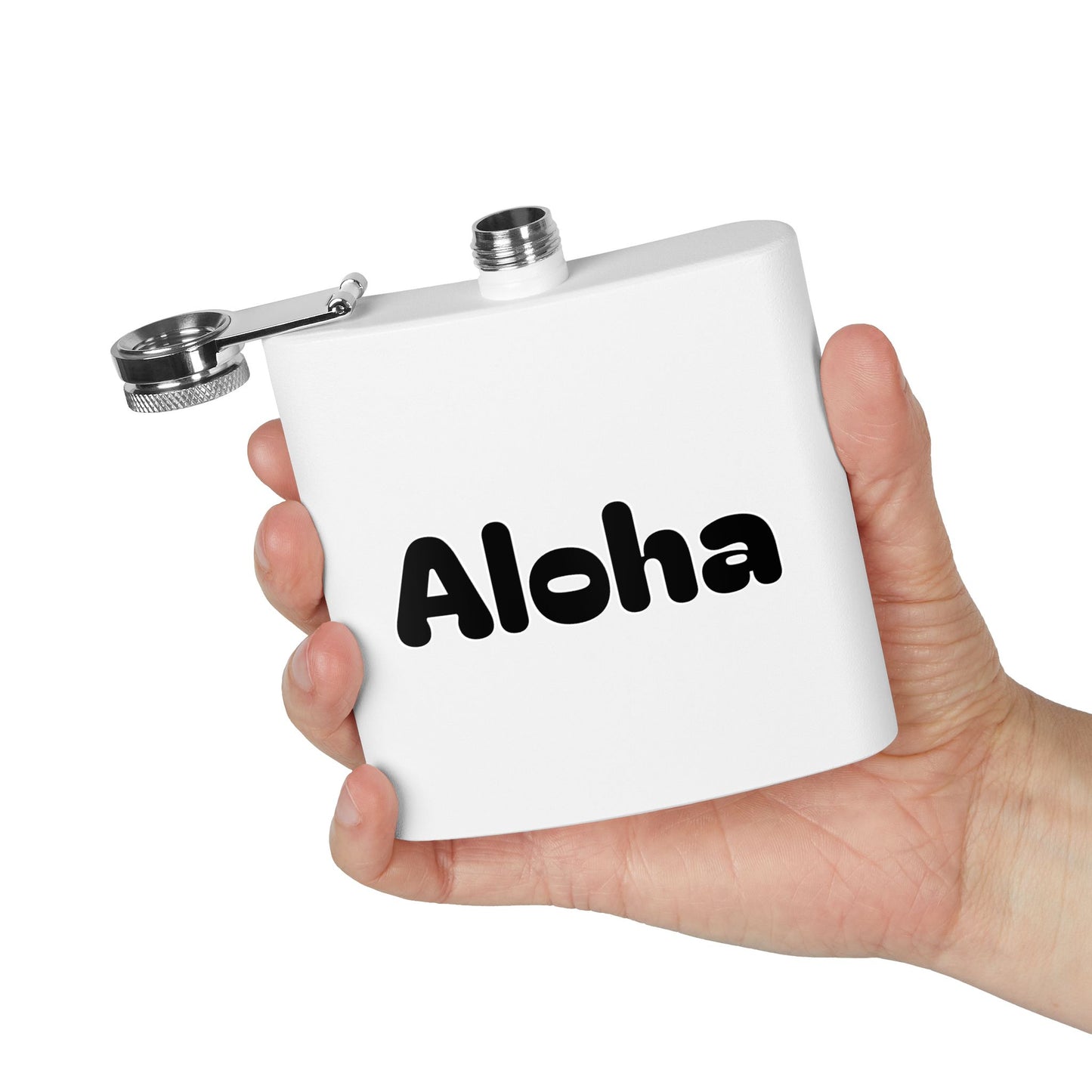 Aloha Stainless Steel Flask — 6oz Travel Hip Flask
