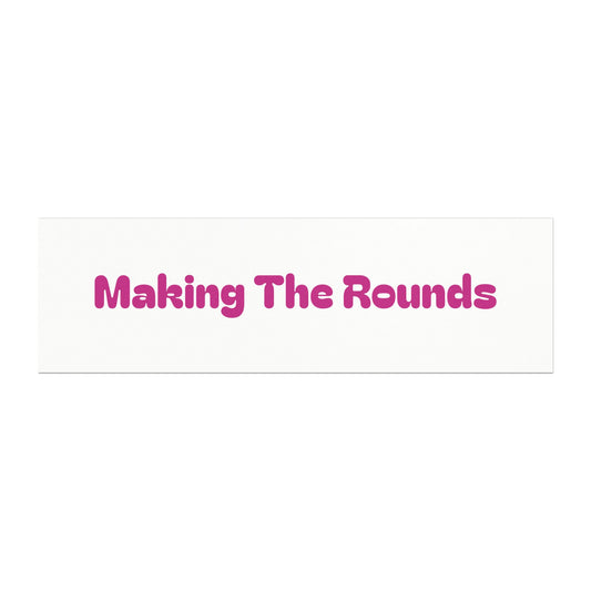 Making The Rounds Pink Car Magnets