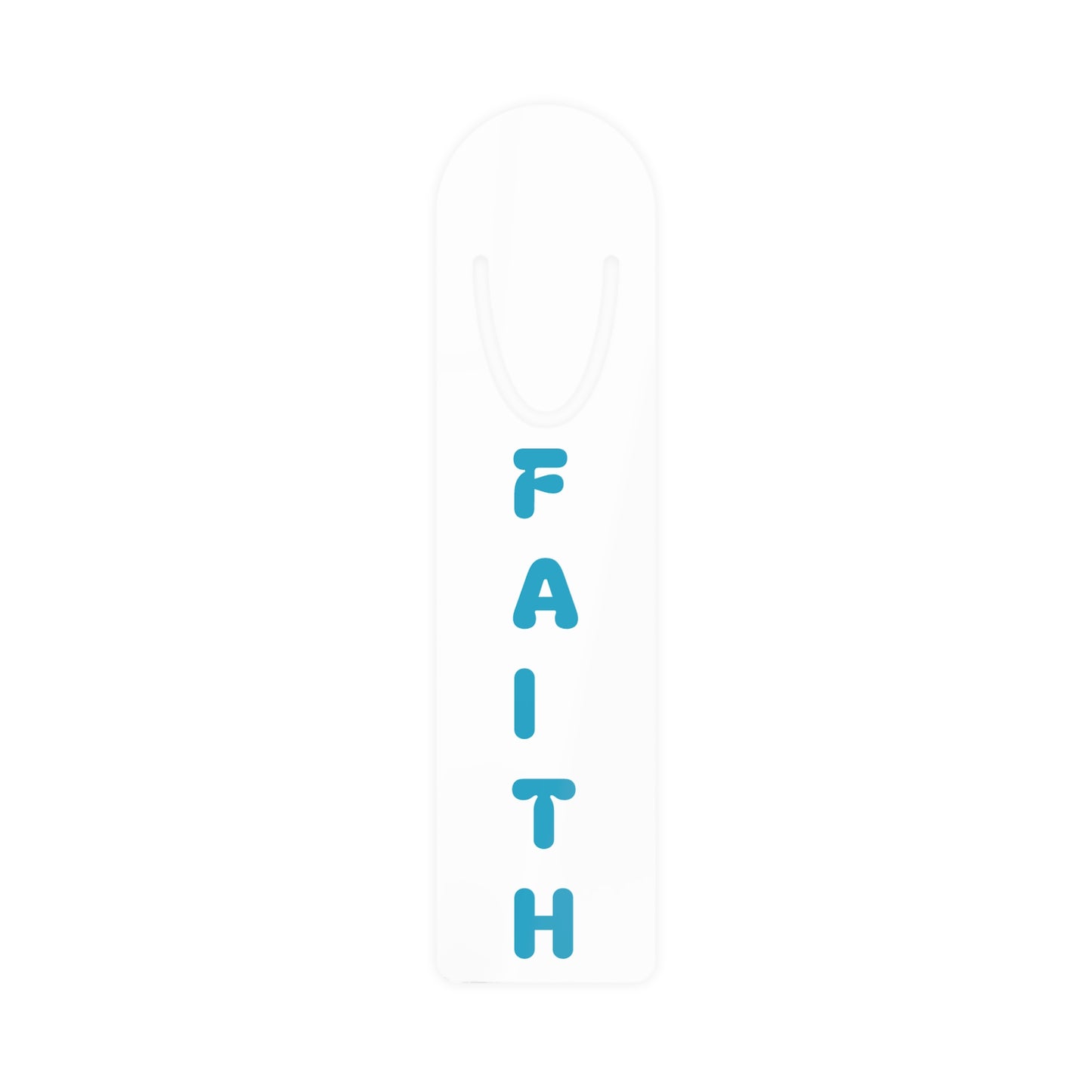 Faith Bookmark Blue