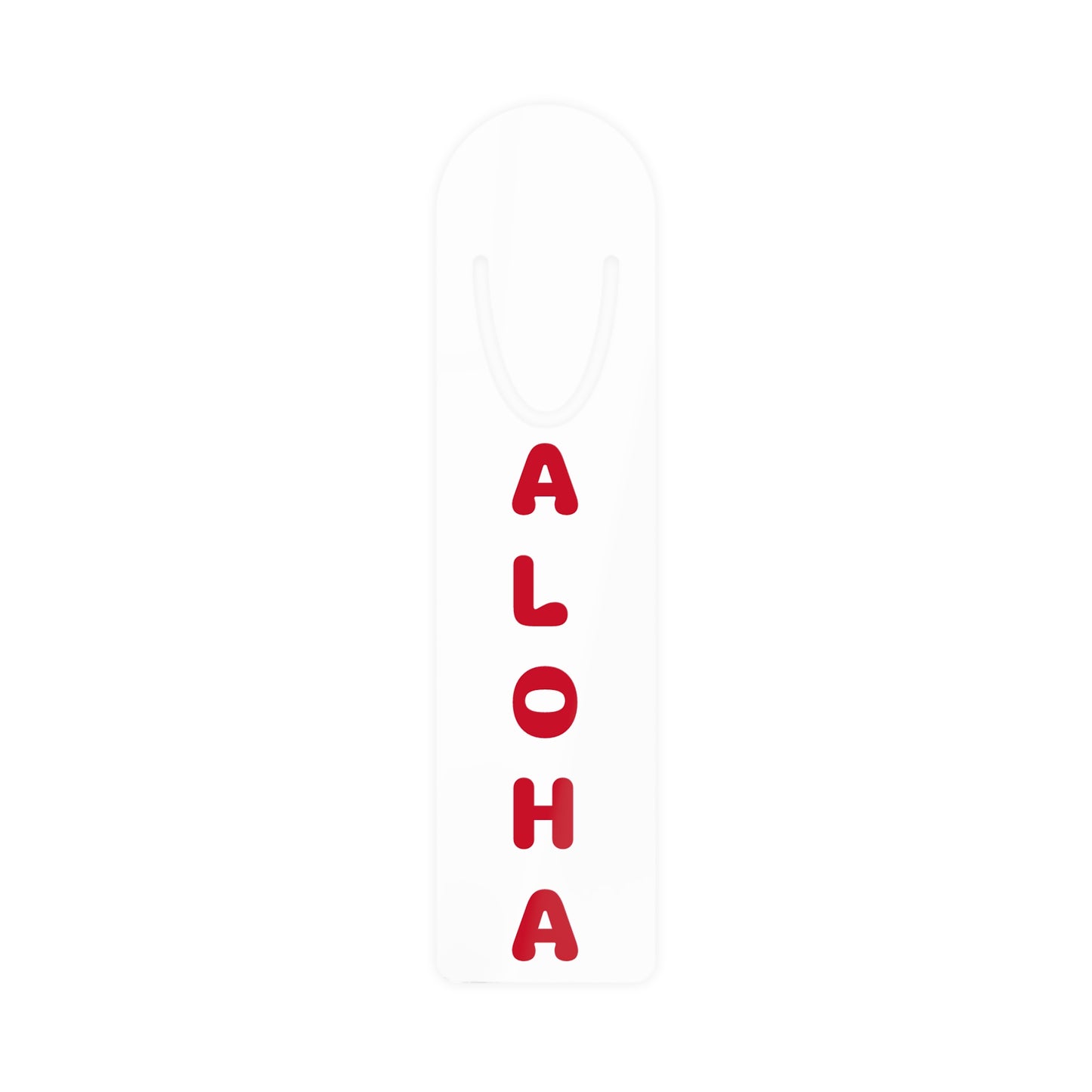 Aloha Bookmark -- Red