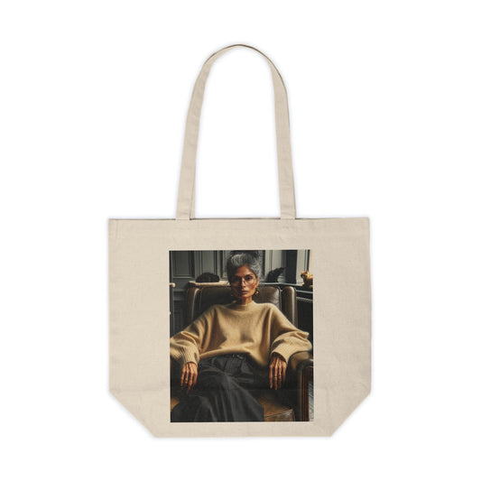 Stat Canvas Shopping Tote