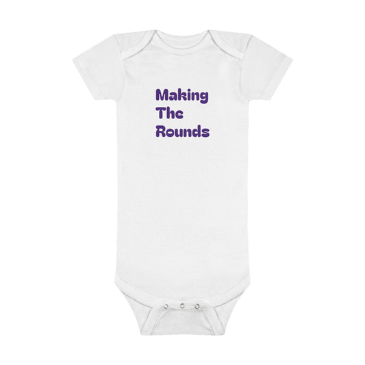 Making The Rounds Purple Baby Short Sleeve Onesie®