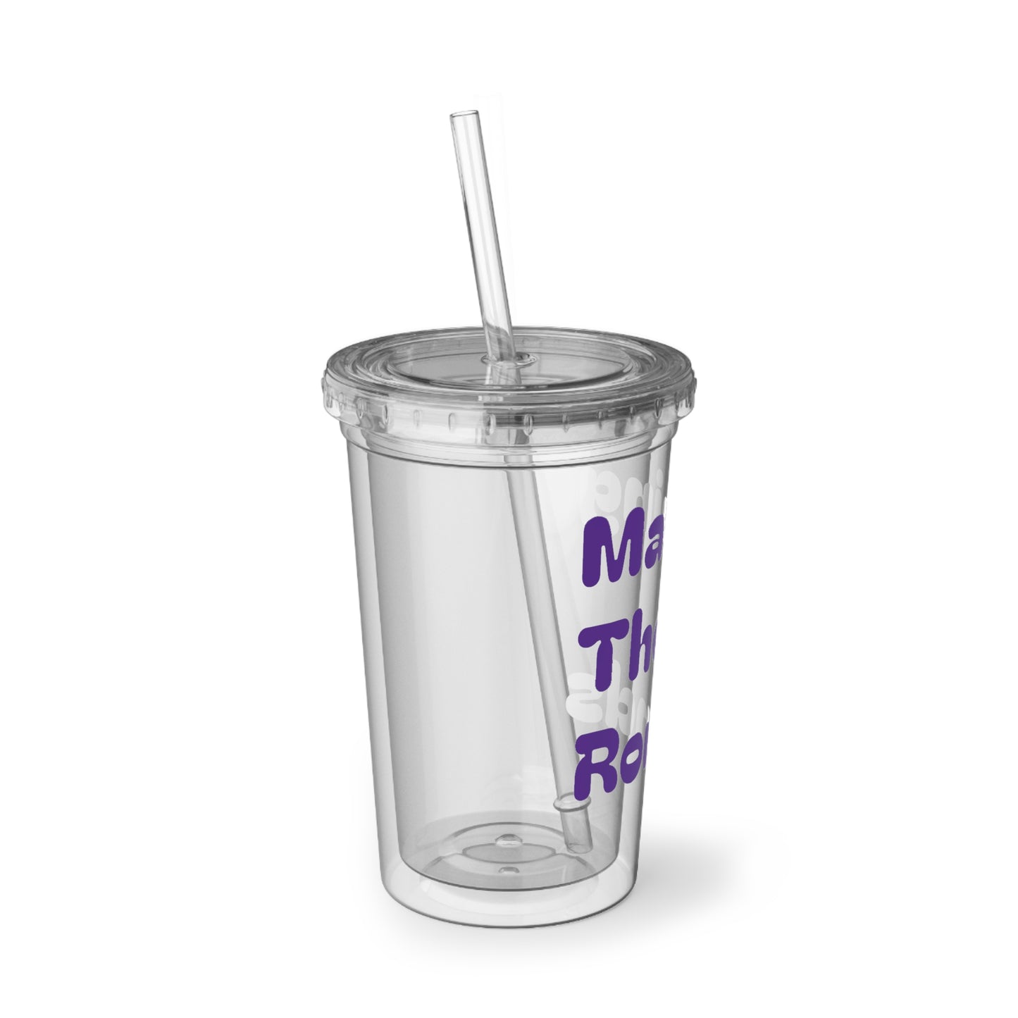 Making The Rounds [Purple] Suave Acrylic Cup