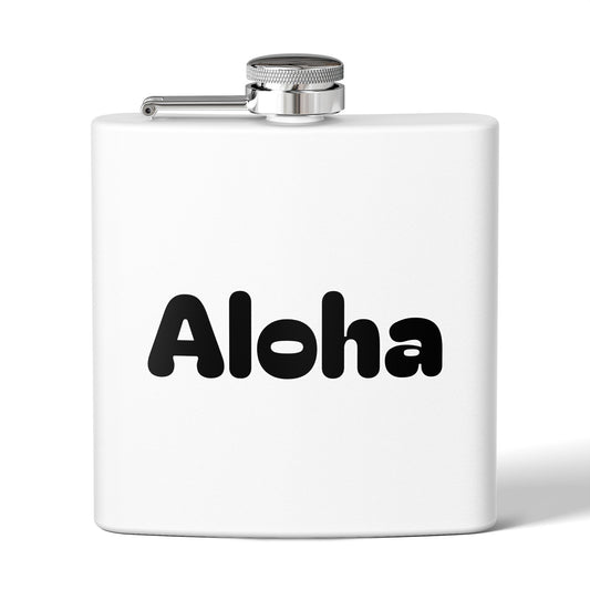 Aloha Stainless Steel Flask — 6oz Travel Hip Flask