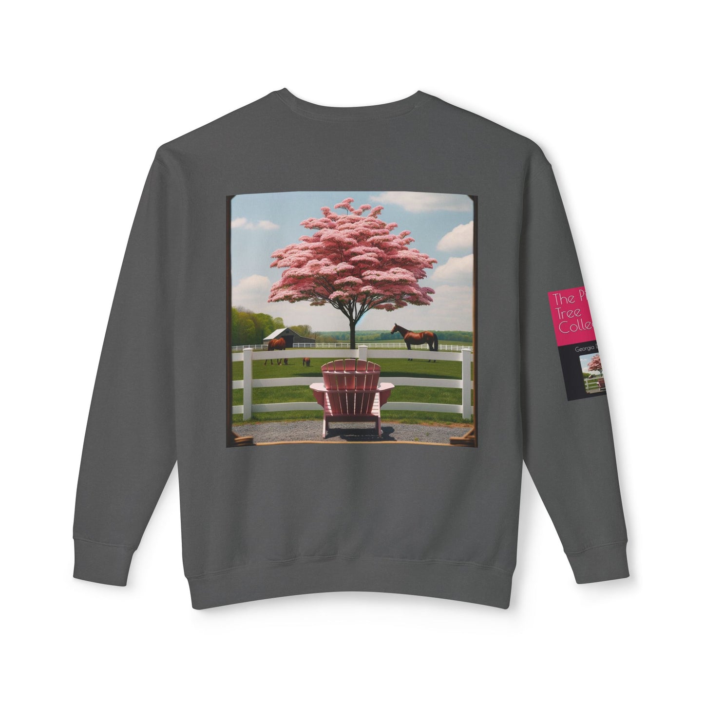 The Pink Tree Collective Cover Unisex Lightweight Crewneck Sweatshirt