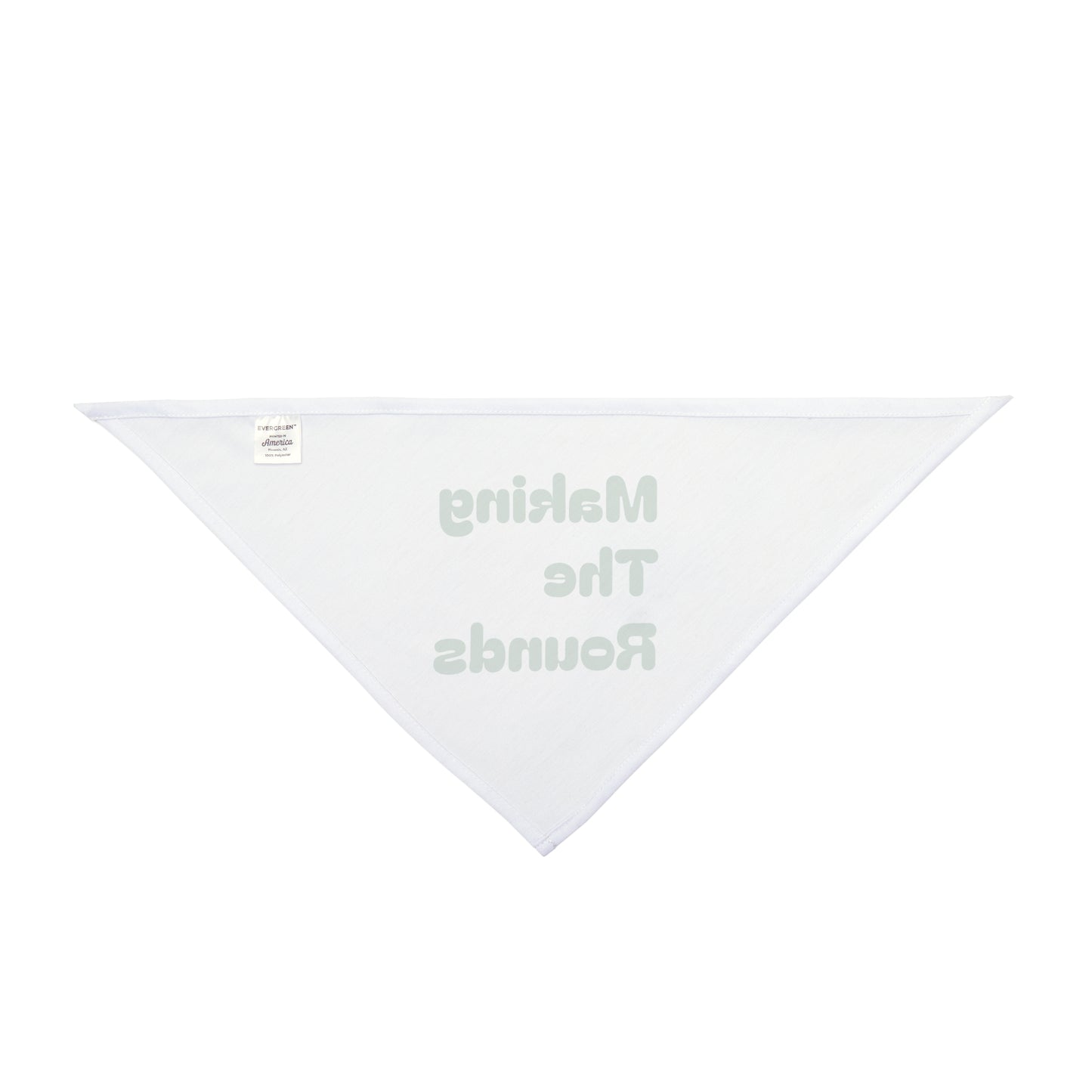 Making The Rounds Green Pet Bandana