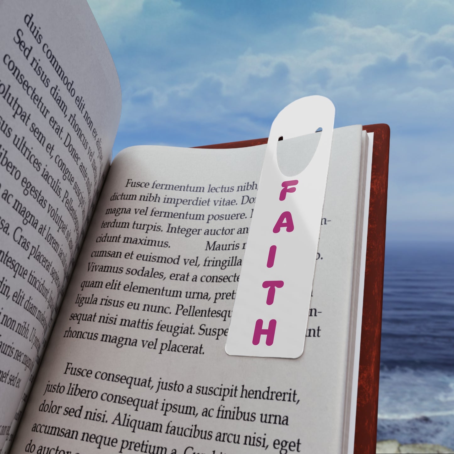 Faith Bookmark -- Pink