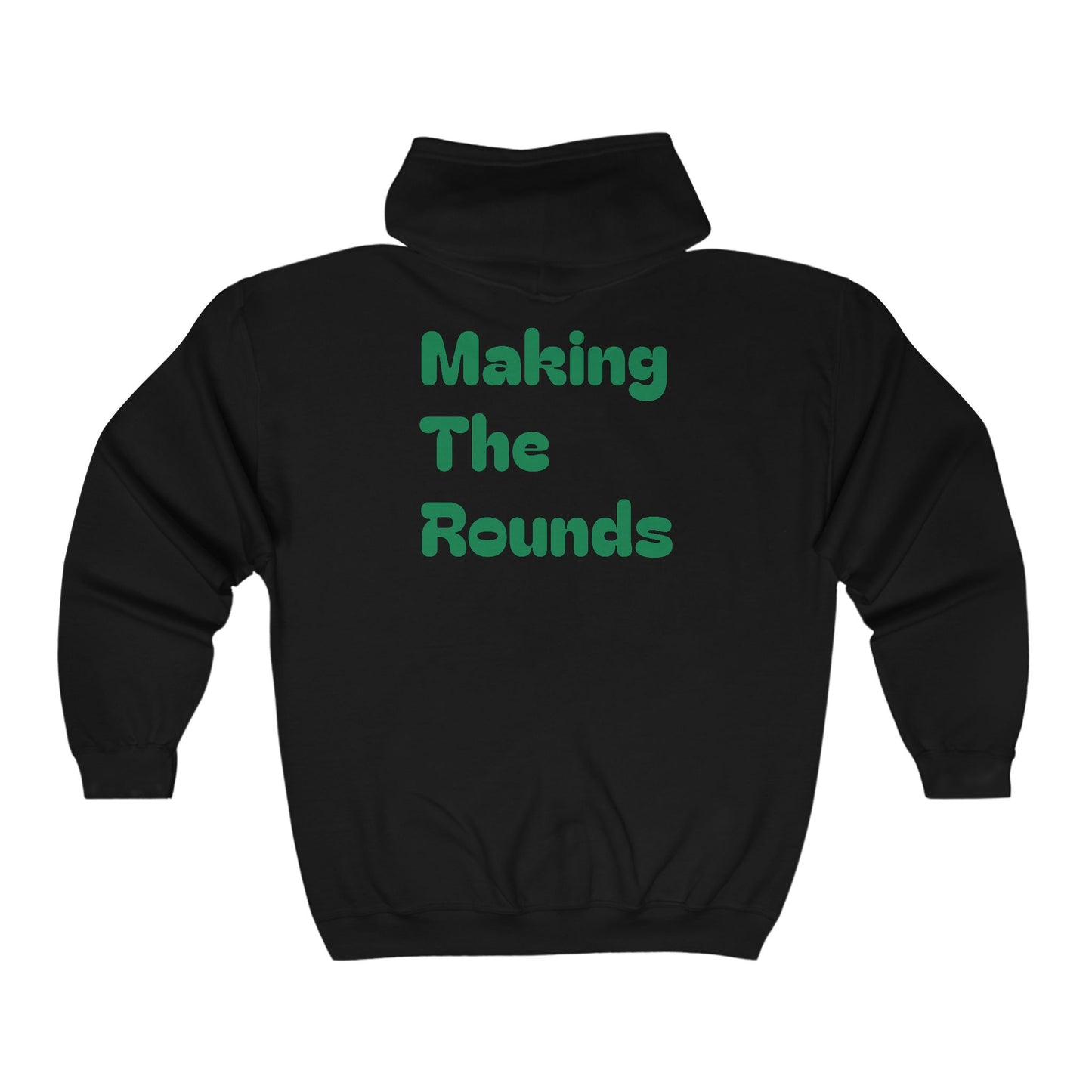 Making The Rounds Green Unisex Heavy Blend™ Full Zip Hooded Sweatshirt