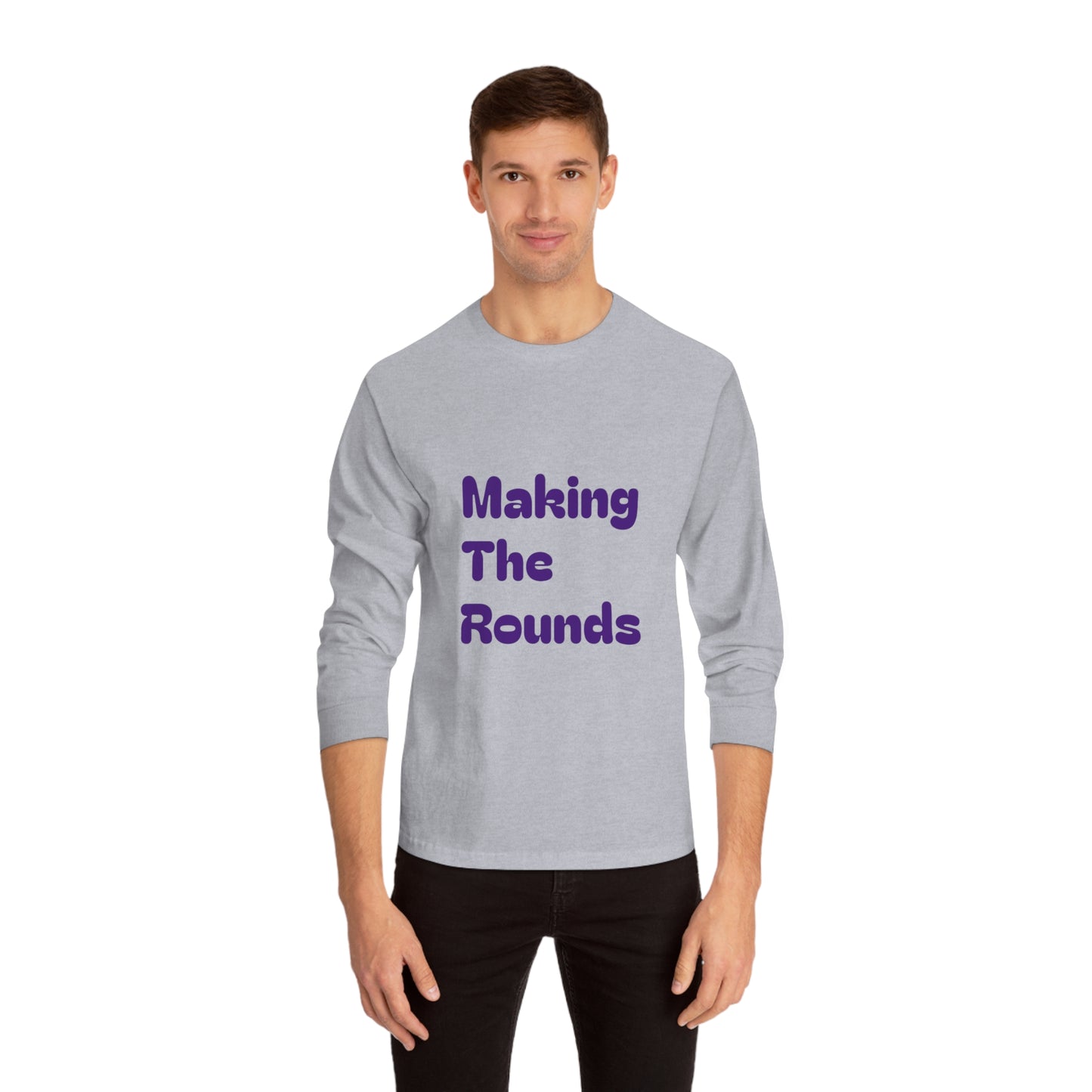 Making The Rounds Purple Unisex Classic Long Sleeve T-Shirt