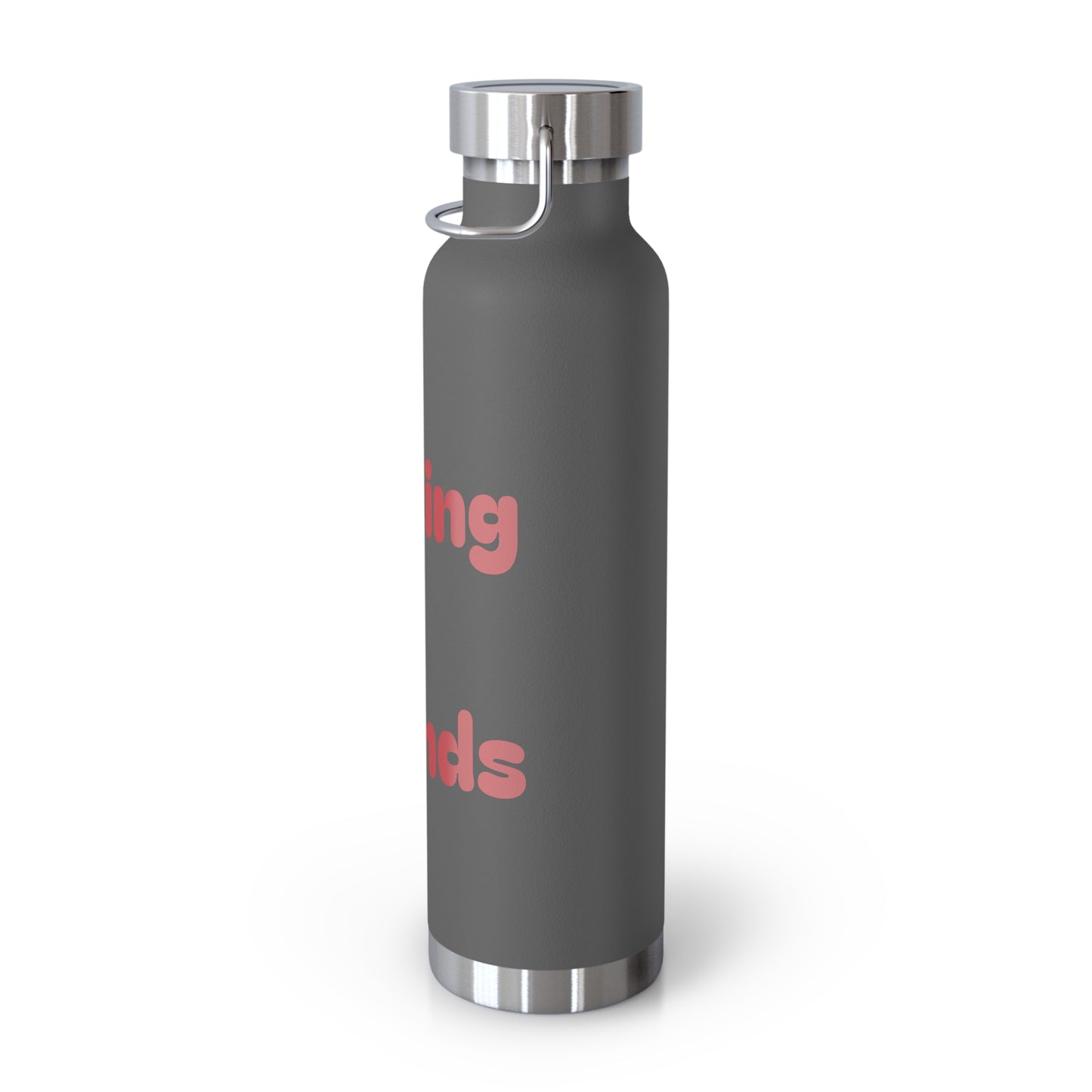 Making The Rounds Red Copper Vacuum Insulated Bottle, 22oz